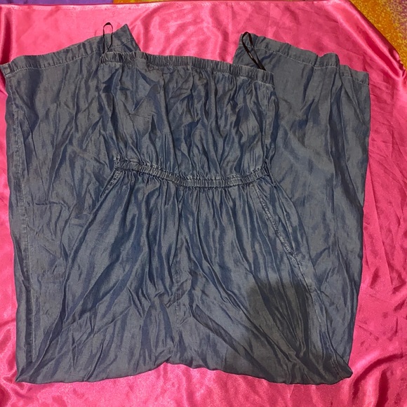 Forever 21 Denim - Blue Jean One Piece Straight Leg Pantsuit